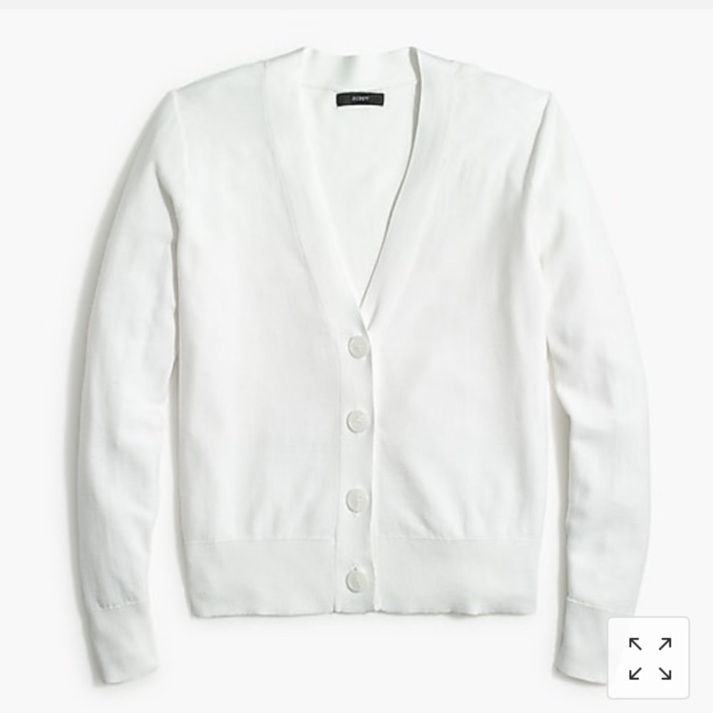 J. Crew V-neck cotton cardigan